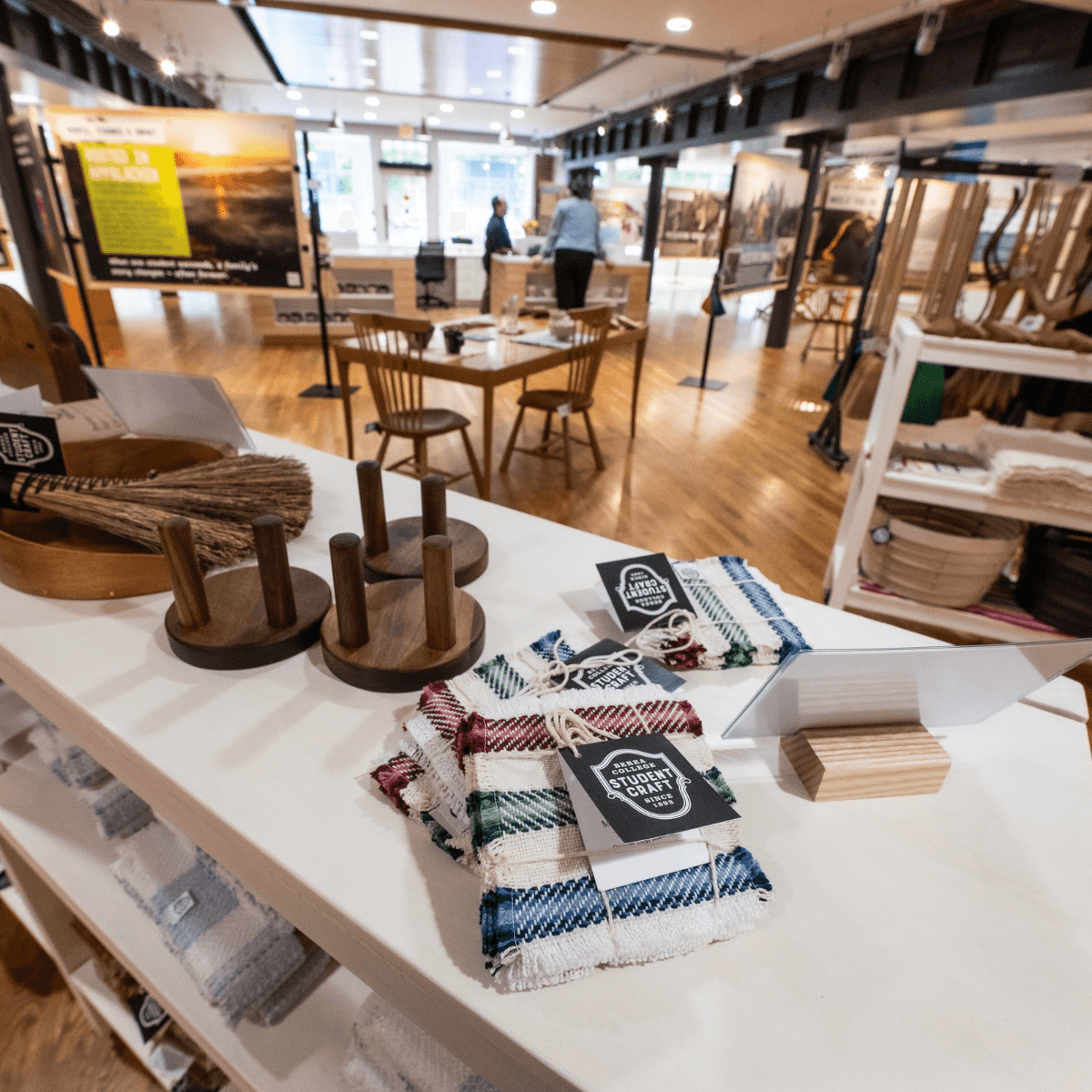products on display at Berea College visitor center